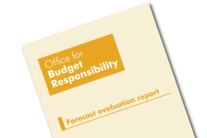 OBR Forecast evaluation report cover icon