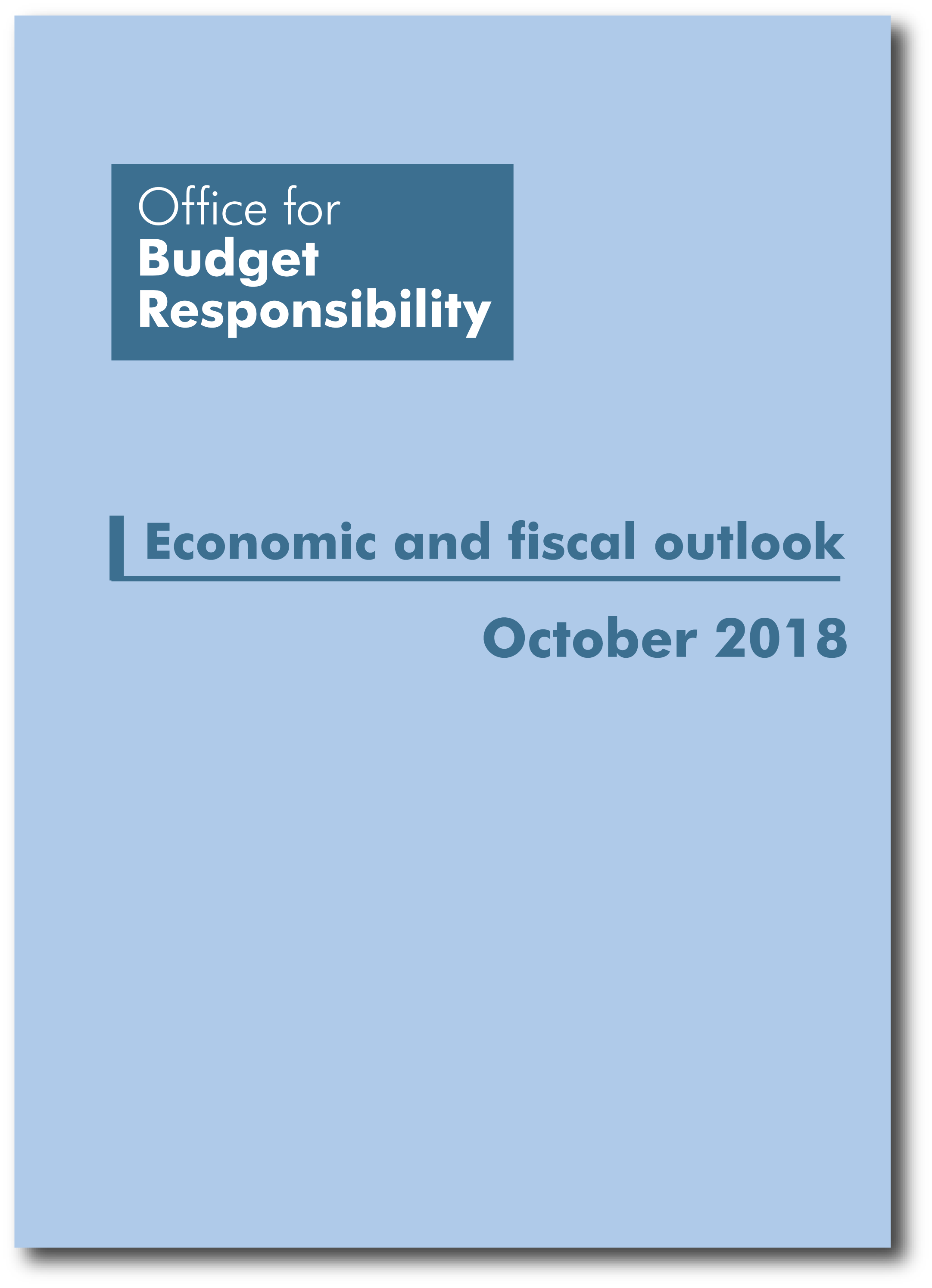 Front cover of Economic and fiscal outlook