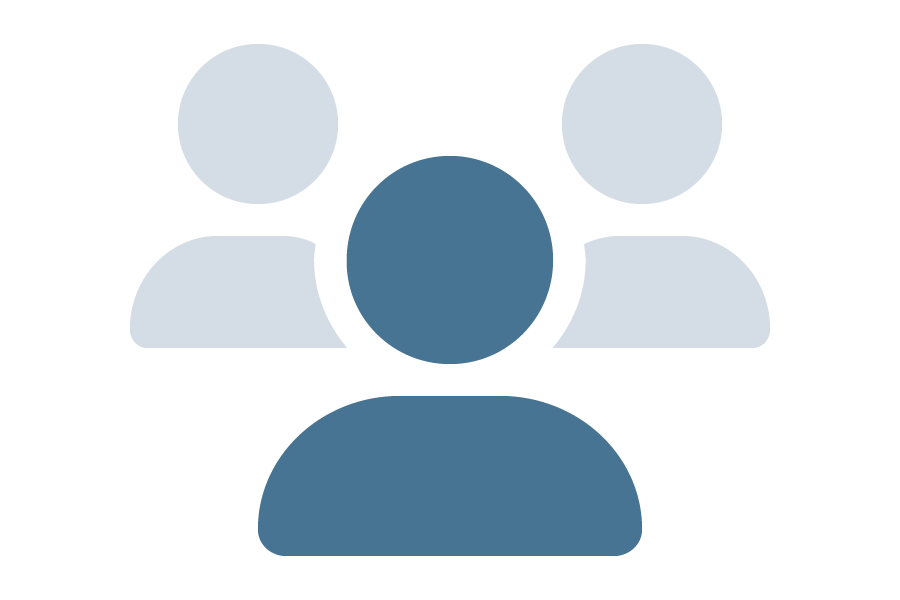 Icon of three people